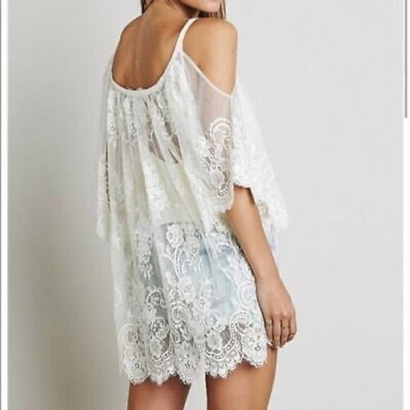 Jen's Pirate Booty Dresses & Skirts - Jen’s Pirate Booty x Free People Lace Embroidered Sheer Mini Dress Size XS
